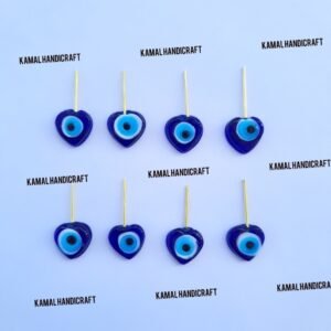 Single Side Heart Evil Eye