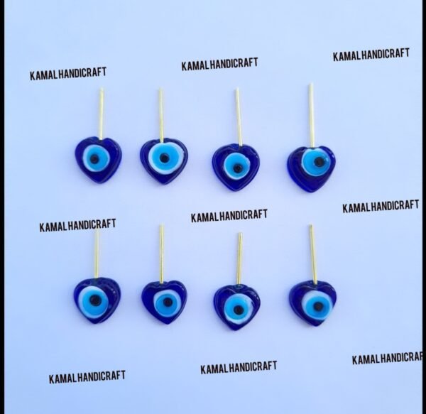 Single Side Heart Evil Eye