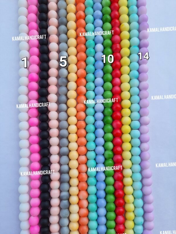 8mm Matt Round