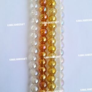 8mm Rainbow Plain Round