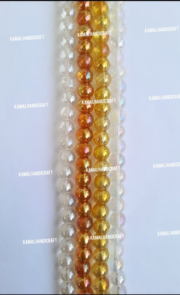 8mm Rainbow Plain Round