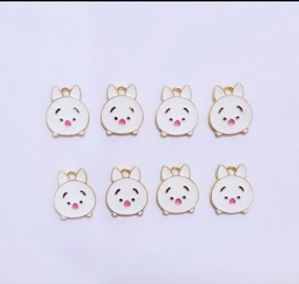 White Pig Charm