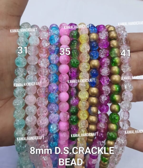 Double Shade Crackle Bead - Image 3