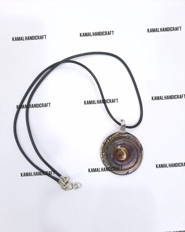 Multi Color Round Pendant