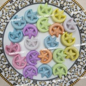 Star Moon Plastic Bead