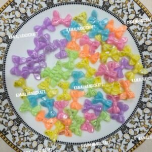 Bow Plastic Bead