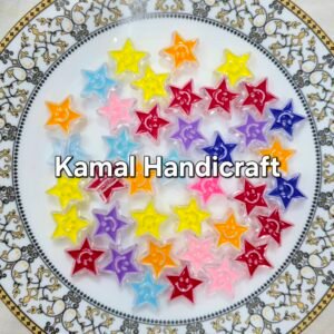 Smiley Star Plastic Bead