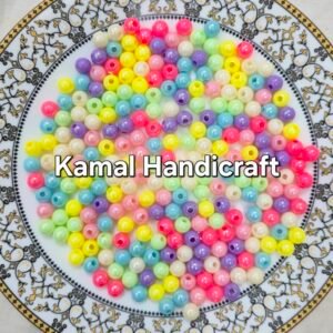 8mm Round Plastic Bead