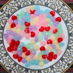 Heart Plastic Bead