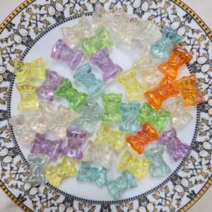 Bow Plastic Bead