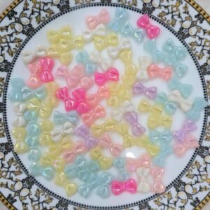Bow Plastic Bead