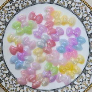 Bow Plastic Bead