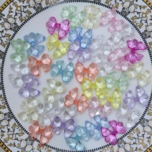 Bow Plastic Bead