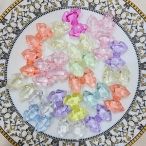 Bow Plastic Bead