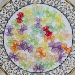 Bow Plastic Bead