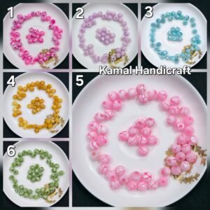 8mm Marble Plastic Bead