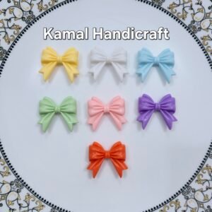 Bow Plastic Bead