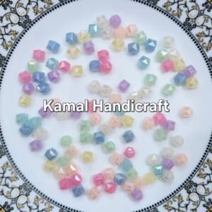 Square Crystal Plastic Bead