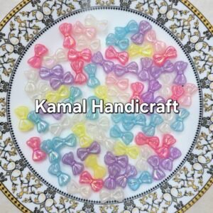 Bow Plastic Bead