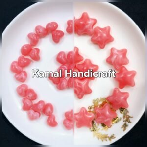 Heart & Star Plastic Bead